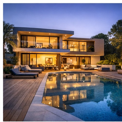 Villa moderne avec piscine